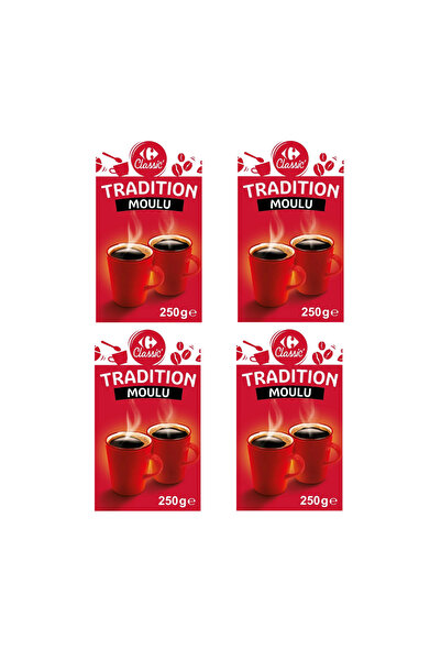 CLASSİC Cafea Moulu Tradition, 4 x 250 gr