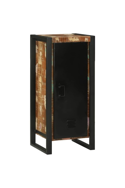vidaxl Bathroom Cabinet with Shelf Brown 40 x 35 x 90 cm Solid Reclaimed Wood