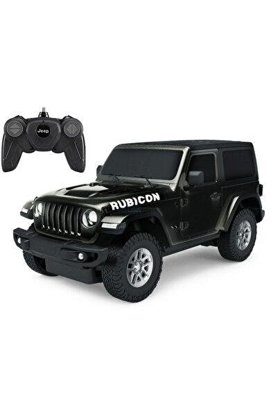 Rastar Masina cu telecomanda Jeep Wrangler JL, negru, scara 1:24, 20.4x9.2x7.4cm