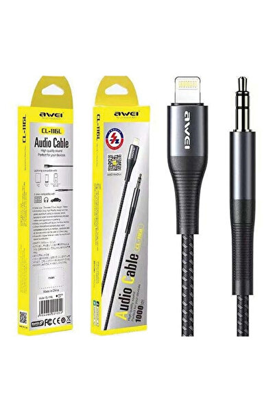 AWEI Lightning To Jack 3.5 Adapter For Iphone 7 8 X Xs Xr High