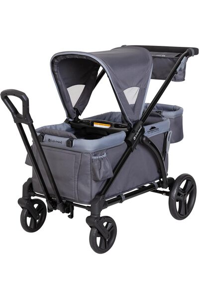 babytrend عربة أطفال مزدوجة 2 في 1 من إكسبيديشن إل تي إي - عربة للأطفال والرض...