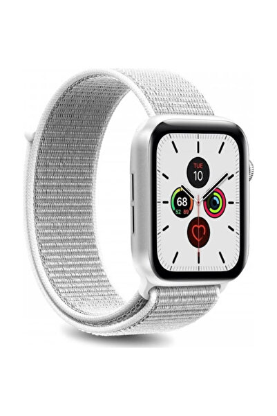 Puro Αθλητικό Υφασμάτινο Λουράκι Λευκό (Apple Watch 38/40/41/42mm) AW40SPORT-WHI
