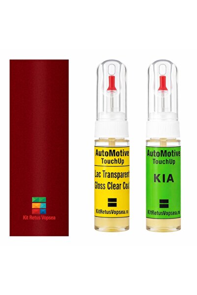 YLKRS AUTOMOTIVE Kia Picanto touch-up paint retouch kit KIABEG (Signal Red), ...
