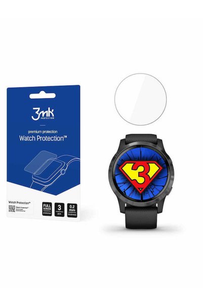 3MK Προστατευτικό οθόνης για το Garmin Vivoactive 4, 3 τεμάχια