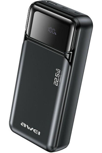 AWEI PA-92 Power Bank 20000mAh 22.5W με θύρα USB-A και 2 θύρες USB-C Power De...