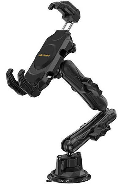 ULEFONE Armor Mount Βάση Κινητού Αυτοκινήτου με Ρυθμιζόμενα Άγκιστρα Μαύρο