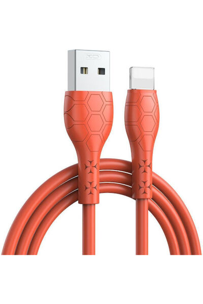 Xo Nb240 Καλώδιο USB-A σε Lightning Πορτοκαλί 1μ (XO-NB240-LOR)