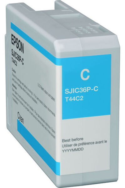 EPSON T44C2 Γνήσιο Μελάνι Εκτυπωτή InkJet Κυανό (C13T44C240)