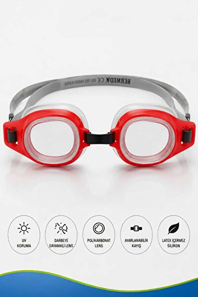 Fidan oyuncak Bermuda Economic Swimming Goggles Uv Protection Adjustable Stra...