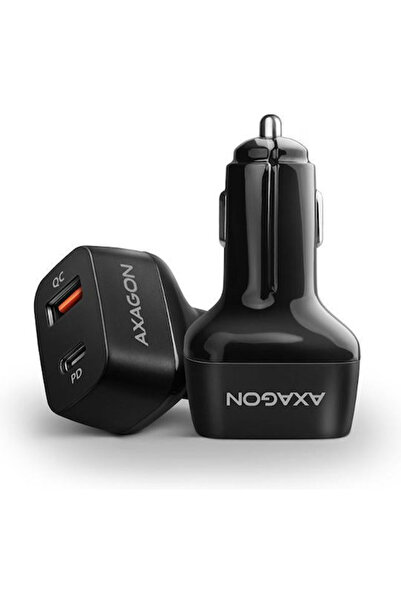 Axagon Φορτιστής αυτοκινήτου 38W 6A με θύρες: 1xUSB 1xType-C Μαύρο Χρώμα Κωδι...