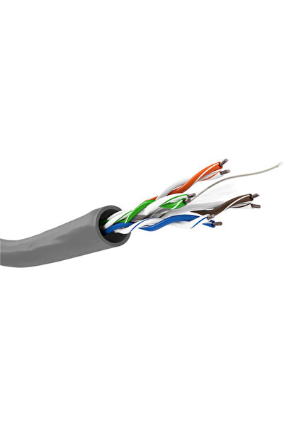 goobay Καλώδιο Ethernet U/UTP Cat.6 Χωρίς Τερματισμένα Βύσματα 305μ Γκρι Κωδι...