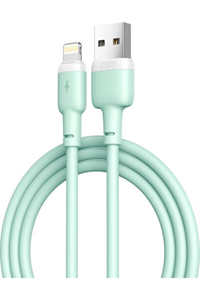 Xo NB208 Καλώδιο USB-A σε Lightning Πράσινο 1μ (16.005.0231)