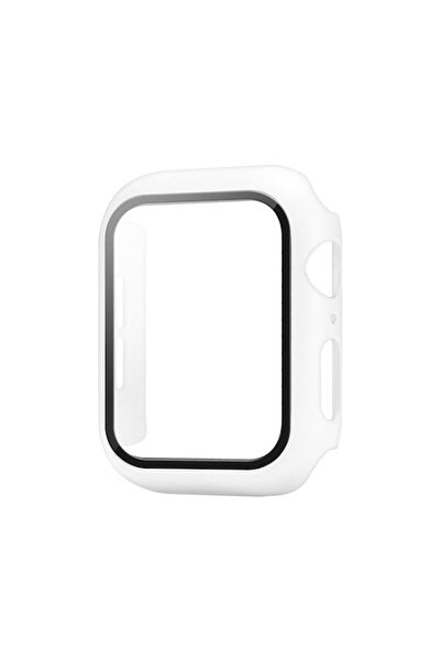 Other Πλαστική Θήκη Sonique με Γυαλί σε Λευκό χρώμα για Apple Watch 41mm