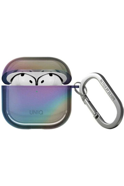 uniq Θήκη Σιλικόνης με Γάντζο Midnight Quartz για Apple AirPods 4