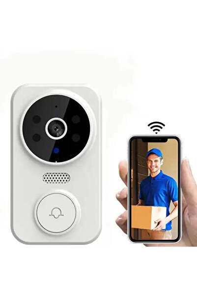 NewEra SmartHouse Mini sonerie video wireless Tuya – Interfon 1080p, Viziune ...