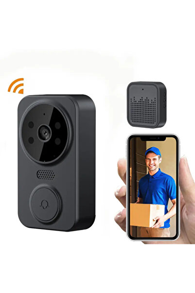 OEM Mini sonerie video wireless Tuya – Interfon 1080p, Viziune nocturnă, 125 ...