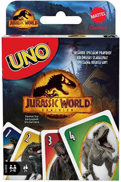 Mattel Games Επιτραπέζιο παιχνίδι Uno: Jurassic World 4 για 2-10 παίκτες, 7+ ...