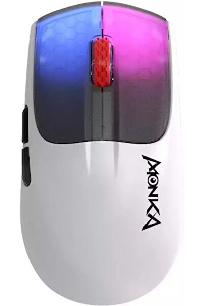 MARVO Monka Vero Ασύρματο Ποντίκι Gaming 10000 DPI Λευκό