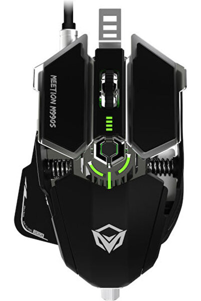 MeeTion M990S RGB Ποντίκι Gaming 4000 DPI Μαύρο