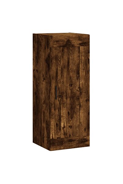 vidaxl Dulap de perete, stejar fumuriu, 34,5x34x90 cm, lemn prelucrat