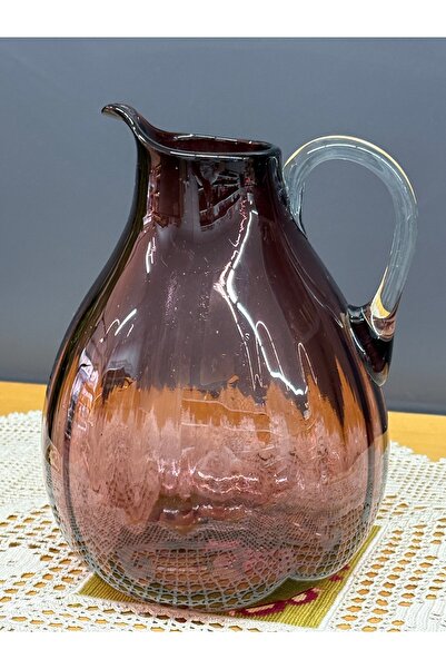 iran daru El İşi Cam Sürahi 22 cm