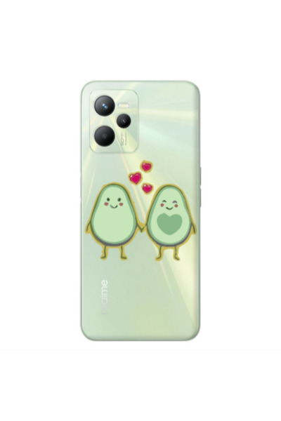 Other Realme C35 Avocados Transparent Silicone TPU Θήκη
