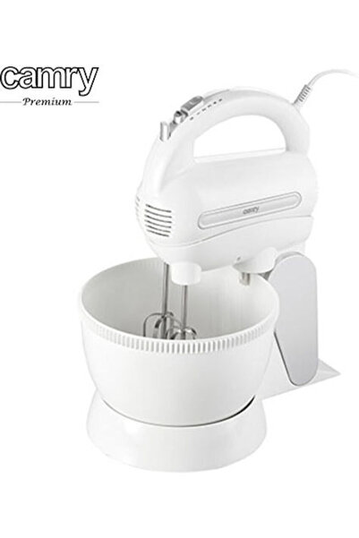adler Μίξερ με Πλαστικό Δοχείο 2.5λτ 600W Λευκό Κωδικός: CR 4213