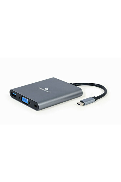 Cablexpert Σταθμός σύνδεσης USB-C με HDMI 4K PD Γκρι (A-CM-COMBO6-01)