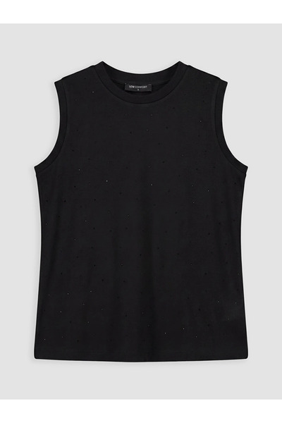 LC Waikiki Black Stone Soft Touch Women's Undershirt