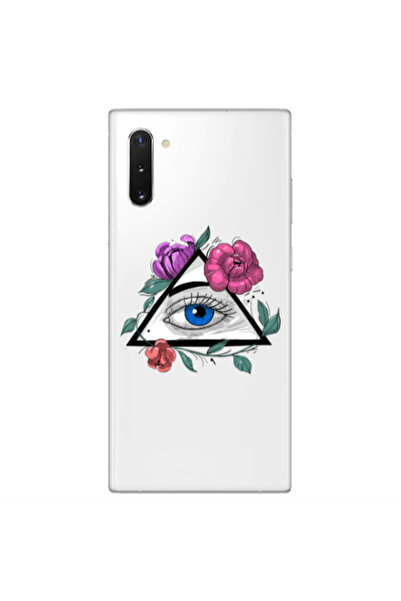 Other Samsung Note 10 Plus Eye and flower Transparent Silicone TPU Θήκη