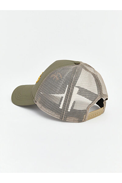 LC Waikiki Khaki Mesh Detailed Men's Cap Hat