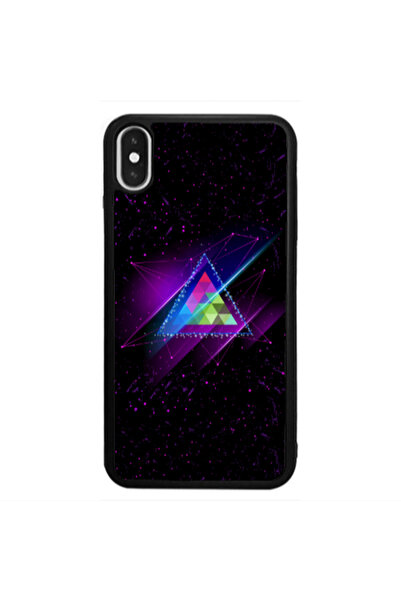 Other Apple iPhone X Triangle stars Black Glossy Θήκη