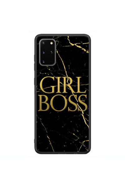 Other Samsung S20 Plus Girl boss marble Black Glossy Θήκη