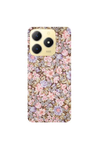 Other Realme C61 Blue Roses Transparent Silicone TPU Θήκη