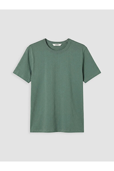 LC Waikiki Green 100% Cotton Basic T-Shirt