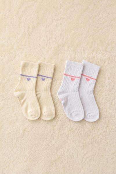 Lakoren Organic Cotton Patterned Premium Children's Socks in a Box of 4