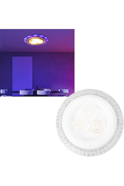 sharpdo ضوء LED على شكل UFO بقوة 35 واط، إضاءة عالية السطوع مع ثلاثة مستويات ...