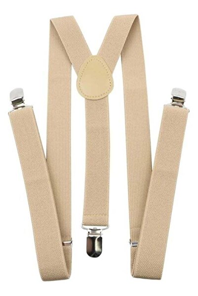 Generic Unisex Women Men Y Shape Elastic Clip-on Suspenders Strap Pants Brace...