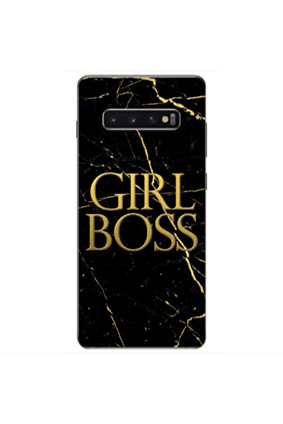Other Samsung S10 Plus Girl boss marble Transparent Silicone TPU Θήκη