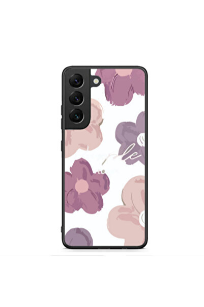 Other Samsung S22 Plus Flowers 2 Black Glossy Θήκη