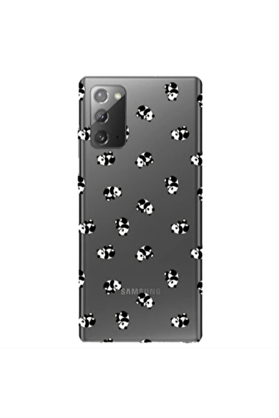 Other Samsung Note 20 Small Pandas Transparent Silicone TPU Θήκη