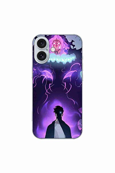 OEM Husa compatibila cu Apple iPhone 16 Silicon Gel Tpu Model Solo Leveling D...