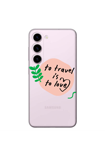 Other Samsung S23 Plus To Travel is to Love Transparent Silicone TPU Θήκη