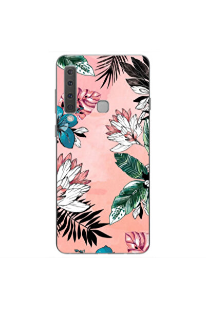 Other Samsung A9 2018 Tropical flowers Transparent Silicone TPU Θήκη