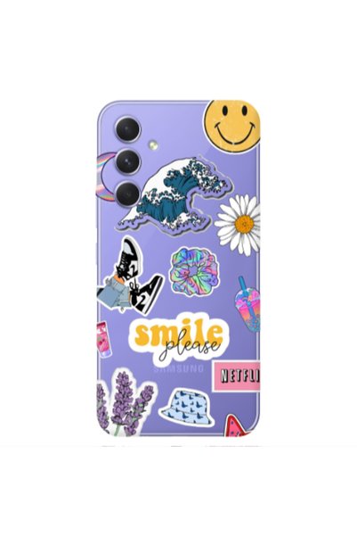 Other Samsung A56 Smile Moon Transparent Silicone TPU Θήκη