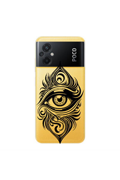 Other Xiaomi Poco M5 Eye patterned drawing Transparent Silicone TPU Θήκη