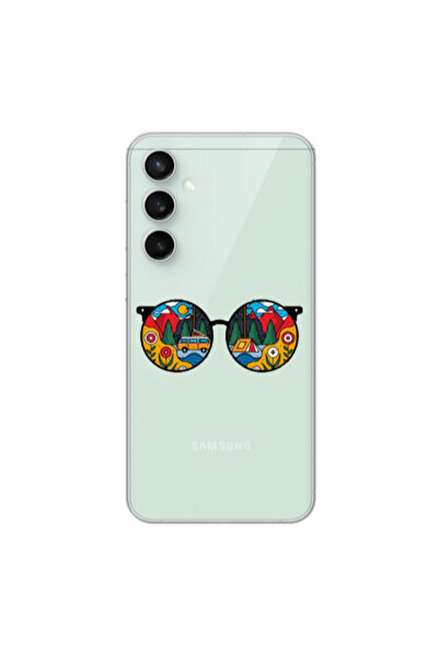 Other Samsung S24 Plus Round Glasses Transparent Silicone TPU Θήκη