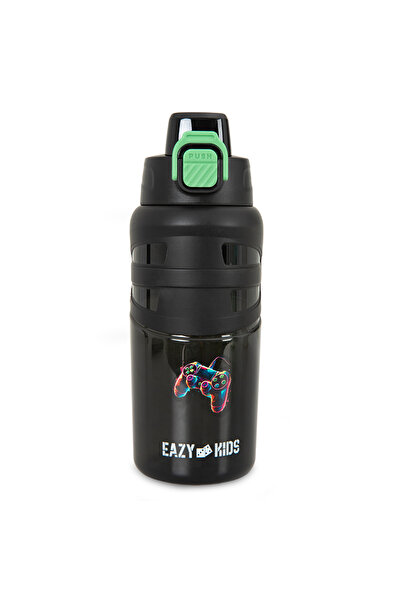 Eazy Kids Flip Top Water Bottle 750ml – BPA Free Spout & Straw Bottle for Kid...