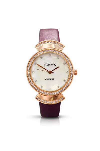 Watch Ceas dama rosu casual modern, Francesca di Geneva, FF197