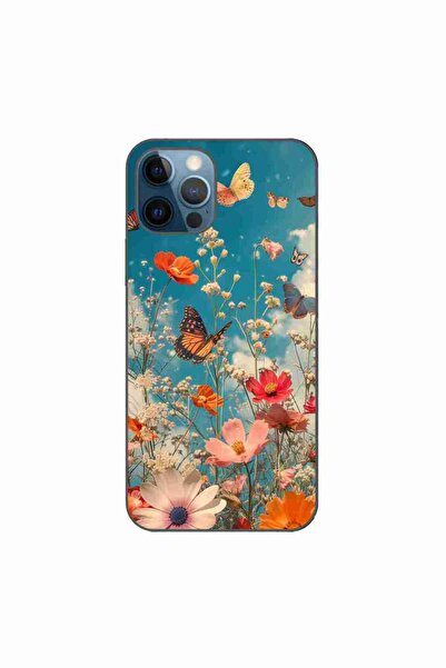 OEM Husa compatibila cu Apple iPhone 12 Pro Max Silicon Gel Tpu Model Flori s...